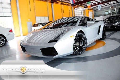 04 lamborghini gallardo coupe e-gear 20k new-clutch fresh-service navigation