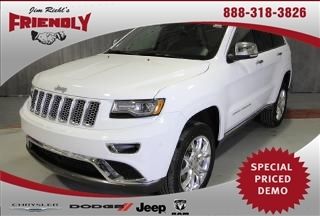 2014 jeep grand cherokee 4wd 4dr summit special priced demo loaded hemi