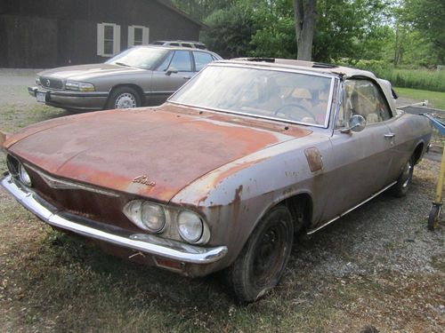 '65 corvair corsa turbo, 180. convertible..selling as 'parts' car