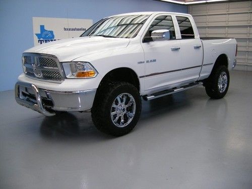 We finance!!  2010 dodge ram 1500 slt hemi 4x4 lift kit ride runner 20 rim 1 own