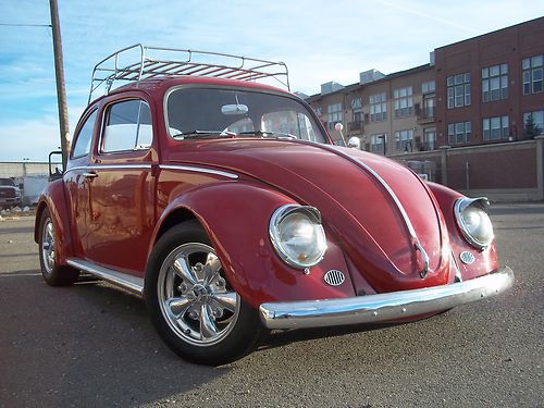 1963 volkswagen bug beautiful red and ready