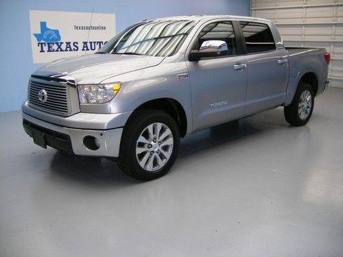 We finance!!!  2010 toyota tundra crewmax platinum 4x4 flex-fuel roof nav rcam