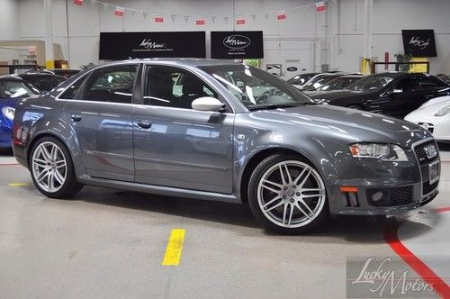 2007 audi rs4 quattro sedan, navi, sat, ipod, heated seats, bose, manual, xenon