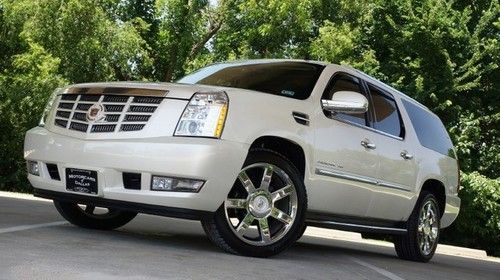 2010 cadillac escalade esv  navigation sunroof heated &amp; cool seats 3rd seat