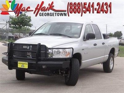 4wd rwd quad cab hemi silver cloth automatic transmission ac c/d tool box