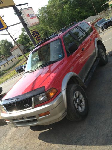 1997 mitsubishi montero 4x4, v6, auto, all power, cold ac, sun roof,