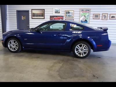 Manual 5 speed blue coupe 4.6l cd spoiler power abs cruise ac leather low miles