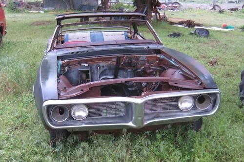 68 pontiac firebird convertible solid okla project w clear title in my name