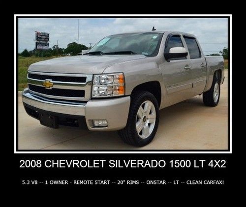 5.3 v8 -- 1 owner - remote start -- 20" rims -- onstar -- lt -- clean carfax!