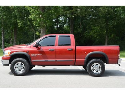 2006 dodge ram 2500 quad cab slt 4x4 5.9l cummins diesel  clean carfax    nice