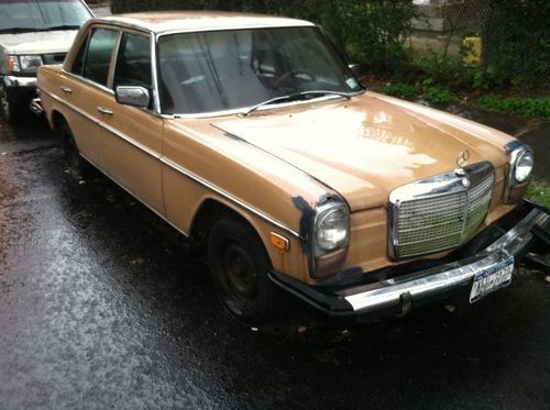 Mercedes benz 230 classic 1976 hot rod automatic gas original mercedez leather