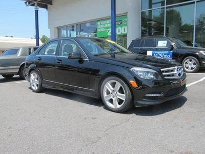 Factory certified! 2011 mercedes-benz c300 sport sedan power glass sunroof