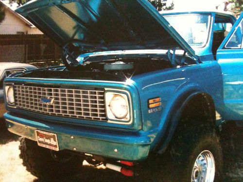 1972 chevrolet 1/2 ton step side pickup truck- custom show truck