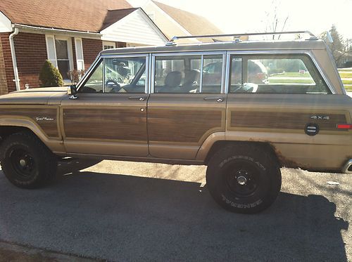 1990 jeep grand wagoneer base sport utility 4-door 5.9l