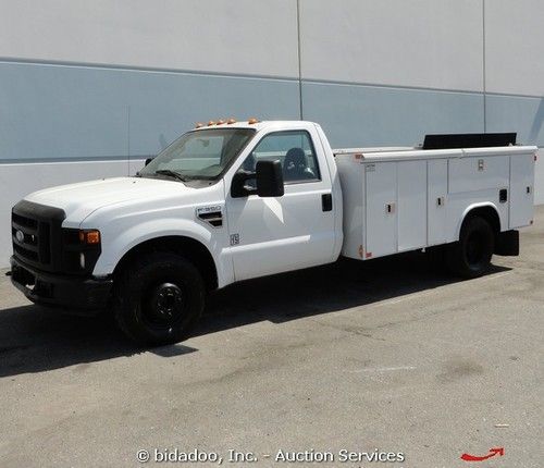 2008 ford f350 xl superduty dually utility work truck tommy gate 5.4l v8