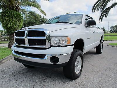 04 dodge 4x4 lifted body 3" clean fl truck low reserve runs great