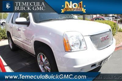 Gmc yukon 2wd 4dr low miles suv automatic gasoline vortec 6.2l v8 spi vvt white