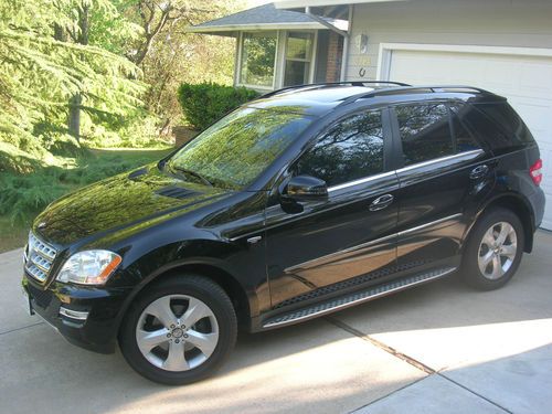 2011 mercedes benz ml 350 bluetec diesel 4matic - amg luck!!! black &amp; black