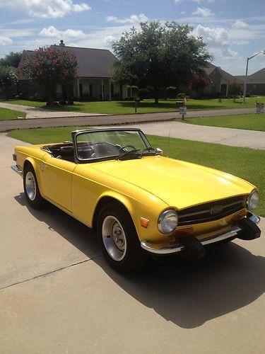 1974 triumph tr6 base convertible 2-door 2.5l