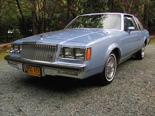 1983 buick regal limited coupe 2-door 55k actual miles, zero rust, pristine