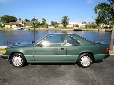 89 mercedes 300ce coupe*35,486 orig one owner elderly miles*fla winter resident