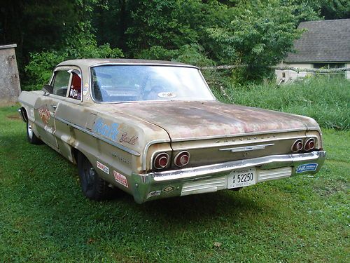 64 Chevrolet Bel Air Automatic 307 Ci engine, Great Project. Rat Rod, image 3
