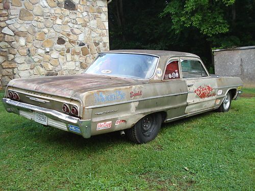 64 Chevrolet Bel Air Automatic 307 Ci engine, Great Project. Rat Rod, image 4