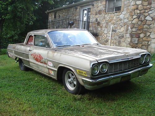 64 Chevrolet Bel Air Automatic 307 Ci engine, Great Project. Rat Rod, image 6