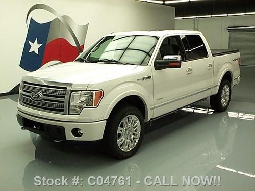 2011 ford f-150 platinum 4x4 ecoboost sunroof nav 20's! texas direct auto