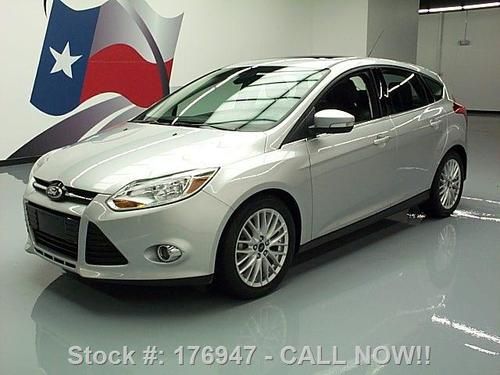 2012 ford focus sel auto leather sunroof spoiler 44k mi texas direct auto