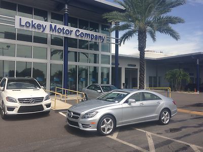 2013 mercedes benz cls550 iridium silver nav rear camera blind spot wood wheel