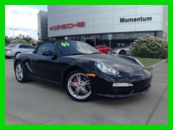 2009 porsche boxster s convertible*manual*9k mi. 6yr/100k mi. warnty*nav*bose