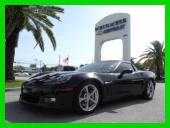 10 certified black 6.2l v8 manual:6-speed chevy vette grand-sport *florida