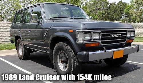 1989 toyota land cruiser base sport utility 4-door 4.0l