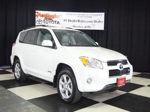 Rav4 limited v6 navigation leather heated seats moonroof backup camera