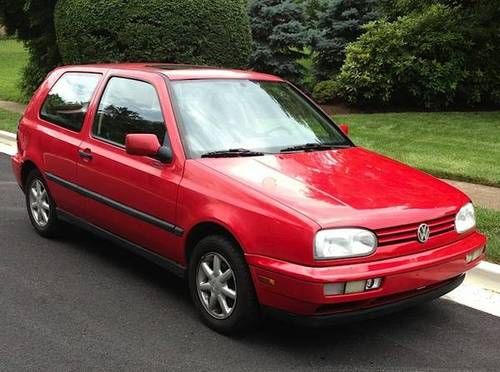 1995 volkswagen golf sport hatchback 2-door 2.0l vw mkiii 76,000 miles delaware