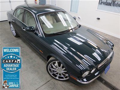 2004 xj8 79k chrome rim htd leather park.aid mroof carfax call we finance $9,295