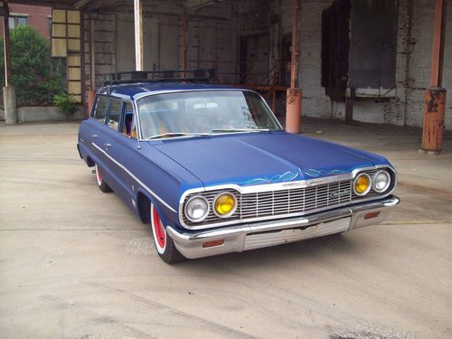 1964 chevy belair wagon, rat rod , sleeper, hot rod, image 2