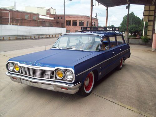 1964 chevy belair wagon, rat rod , sleeper, hot rod, image 3