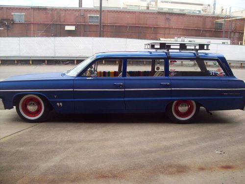 1964 chevy belair wagon, rat rod , sleeper, hot rod, image 4