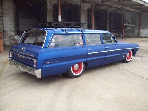 1964 chevy belair wagon, rat rod , sleeper, hot rod, image 7
