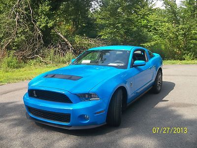 2012 shelby gt500 cpe 6 spd man 540hp superchged leather recaro seats car cover