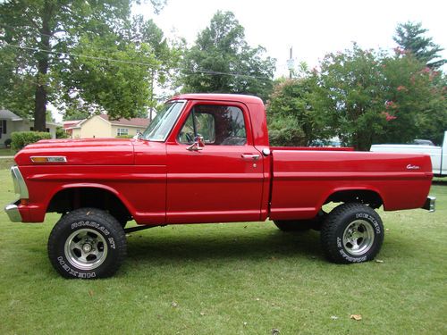 1970 ford f100 4x4 lifted new tires 351 w c6 transmission
