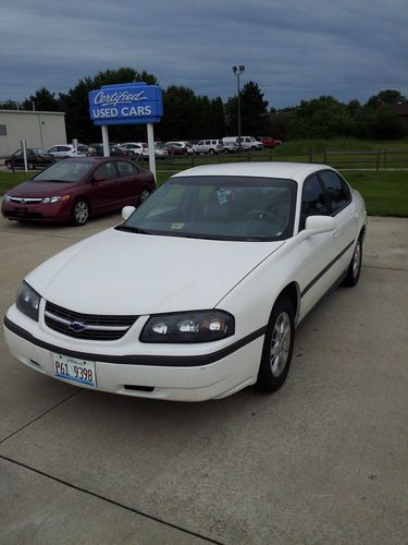 2002 chevrolet impala base sedan 4-door 3.4l