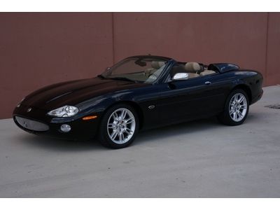 02 jaguar xk8 conv leather power seats rear parking sensors alpine audio system!