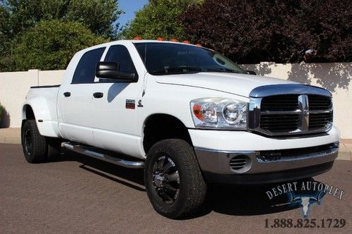 Ram 3500 mega crew cab 4wd diesel dually cummins drw custom wheels finance trade