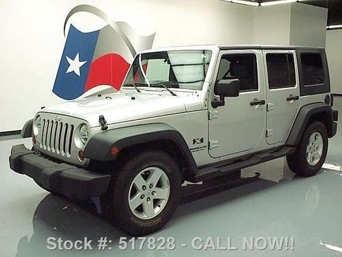 2008 jeep wrangler x 4door convertible hardtop auto 63k texas direct auto