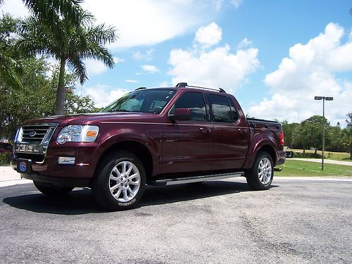 2008 ford explorer sport trac limited v6 one owner florida clean car fax 45k mi