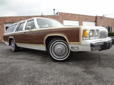 1991 ford crown victoria lx country squire woody station wagon rust free &amp; clean