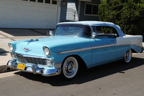 1956 chevrolet bel air base convertible 2-door 4.3l